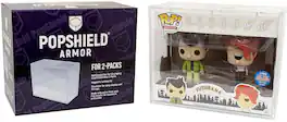 PopMarket - PopShield Armor - Funko POP! Hard Protectors 4 Inch - For 2-Pack Figure Sets- Acrylic (Clear) - COLLECTIBLES - Multicolor