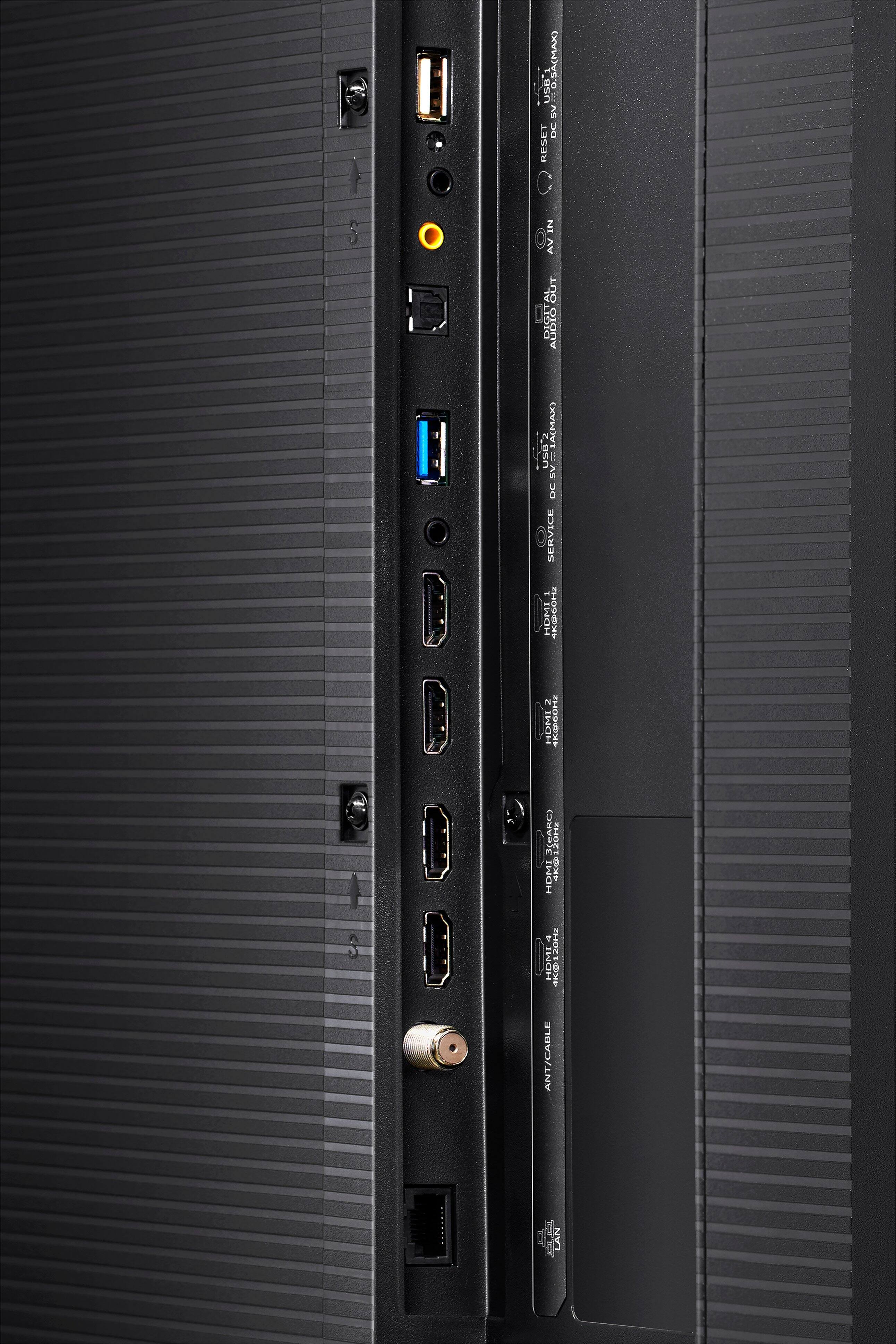 Alt View 3. Hisense - 85" Class UX Series 4K Mini-LED ULED UHD Smart Google TV - (2023) - Black.