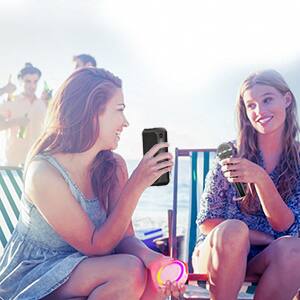Alt View 6. Ortizan - Ortizan Portable Bluetooth Speaker，IPX7 Waterproof, TWS Stereo, 30H Playtime，Black - black.