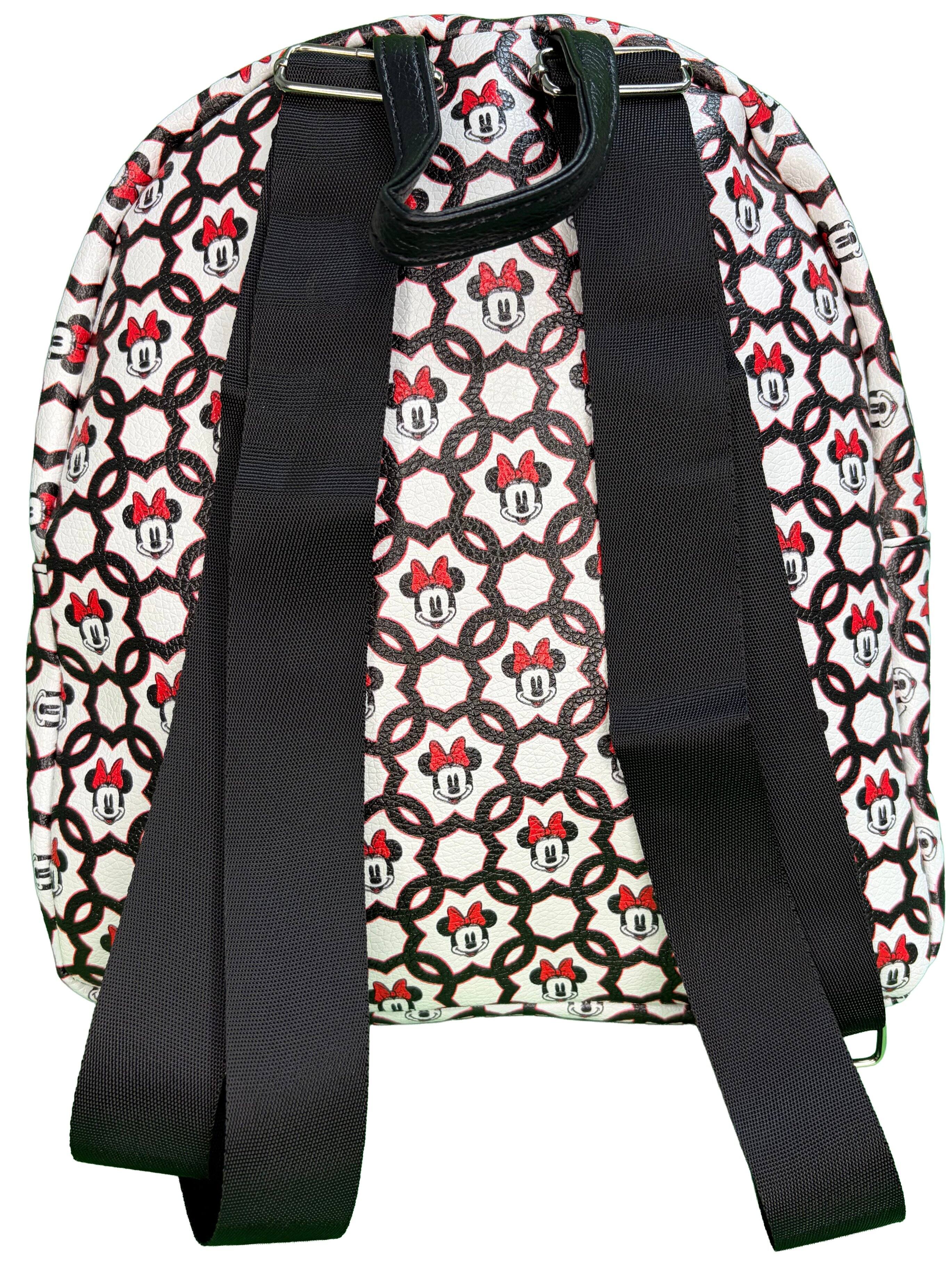 Alt View 5. UPD - Minnie Mouse All Over Print 10" Mini Deluxe Backpack with 1 Front pocket - Multicolored.