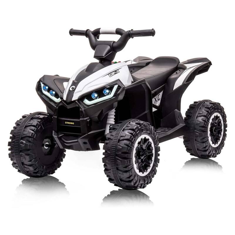 Jojoka - 12V Kids Ride-On Electric ATV, 35W Doubal Motor 4-Wheeler Off-Road 4WD Car Toy