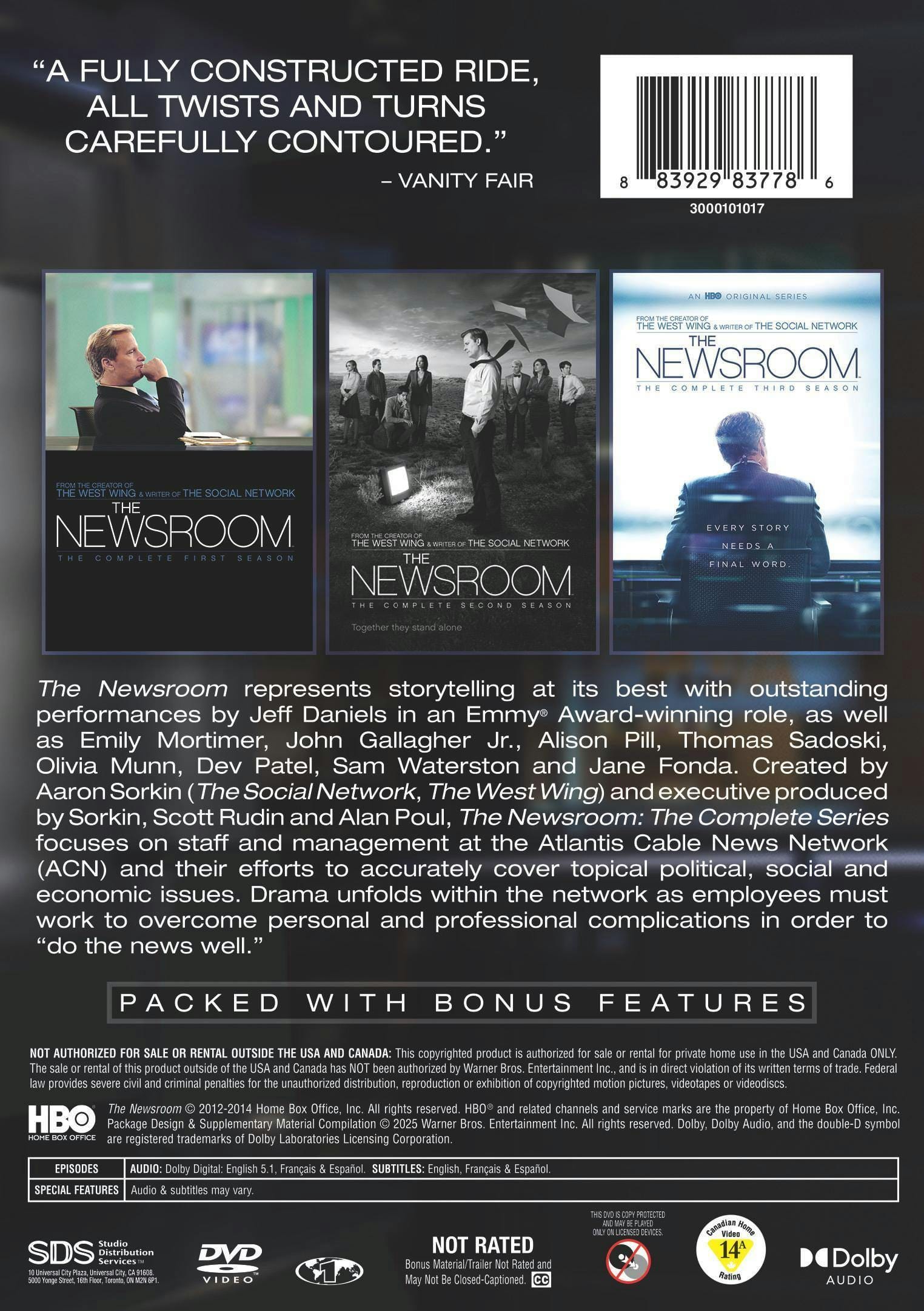 その他 The Newsroom: Complete Season 1-3 [Blu-ray] Amazon.com: The Newsroom: Complete Season 1-3 [Blu-ray] [Region