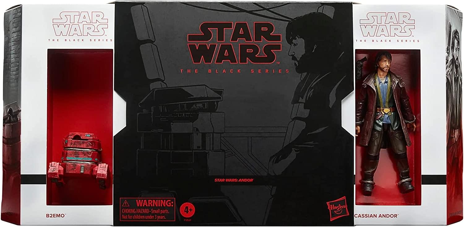 **STAR WARS THE BLACK SERIES**

**STAR WARS: ANDOR**

**B2EMO**

**WARNING: CHOKING HAZARD - Small parts. Not for children under 3 years.**

**CASSIAN ANDOR**

**4+**