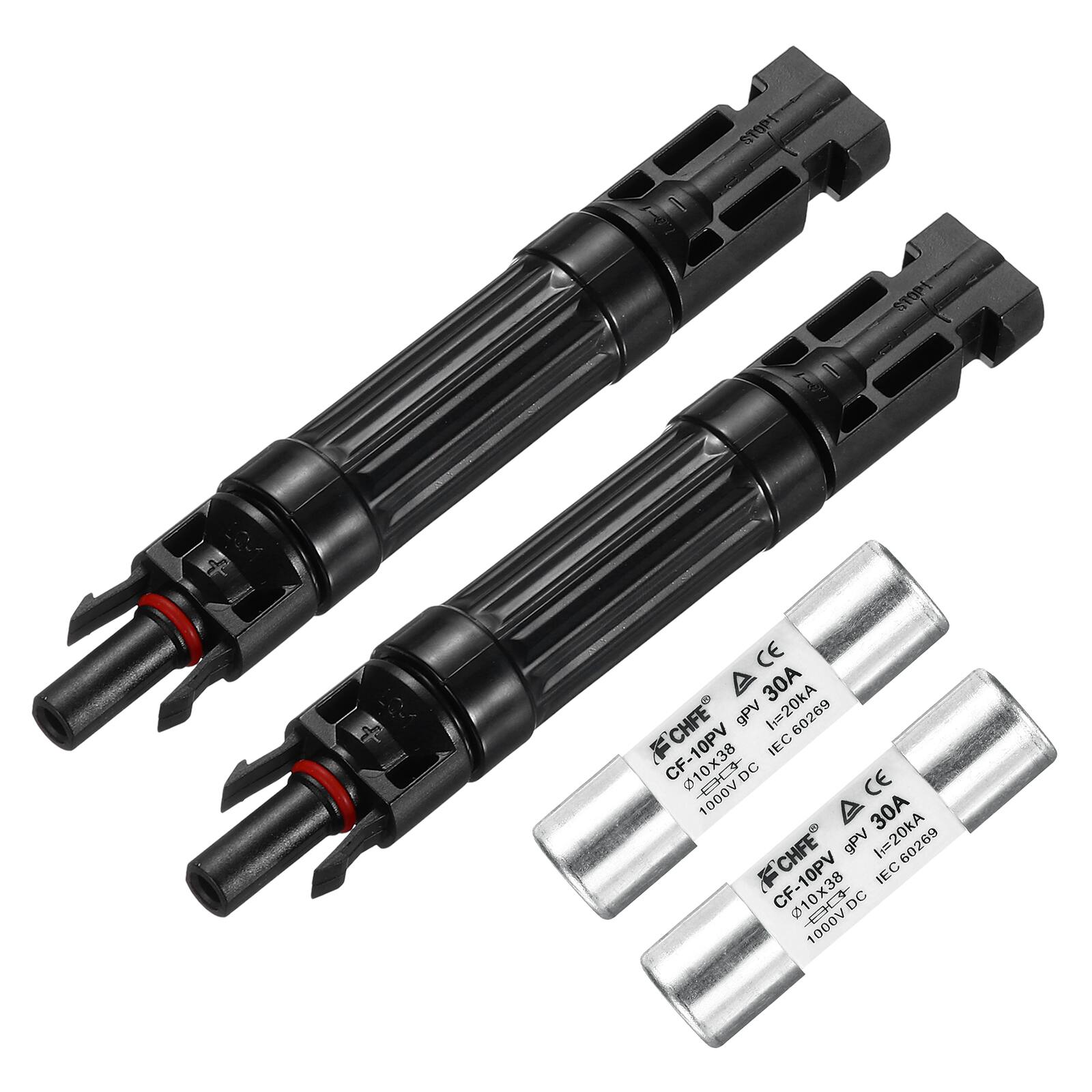 Unique Bargains - 2pcs 30A Solar Fuse Holder 1000V Waterproof PV In-Line with Fuse for Solar Panel System - Black price history on PriceWatchPro