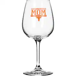 Indigo Falls - Texas Longhorns 11oz. Team Mom Stemmed Wine Glass - Multicolor