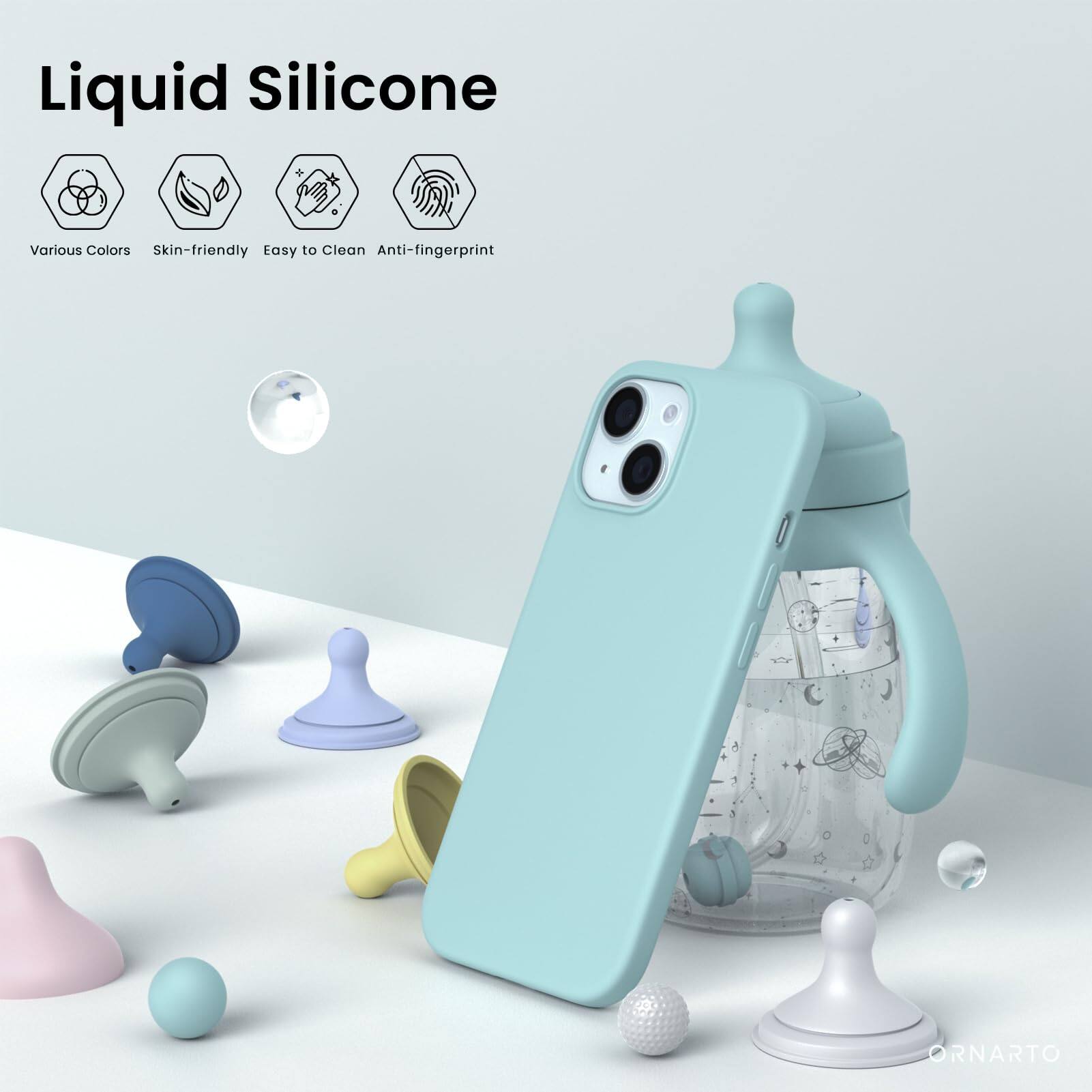 Liquid Silicone, Various Colors, Skin-friendly, Easy to Clean, Anti-fingerprint, ORNARTO