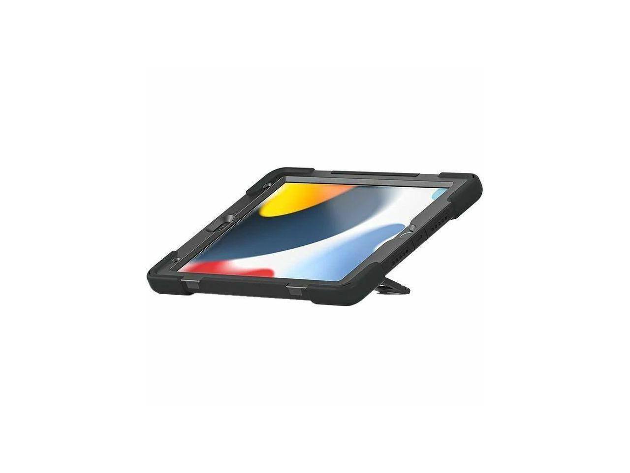 Alt View 2. CODi - CODi Rugged Case for iPad Air/Pro 11" & Air 10.9" with Kickstand & Strap - Black.