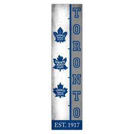 Fan Creations - Toronto Maple Leafs 6" x 24" Progression Wood Sign - Multicolor