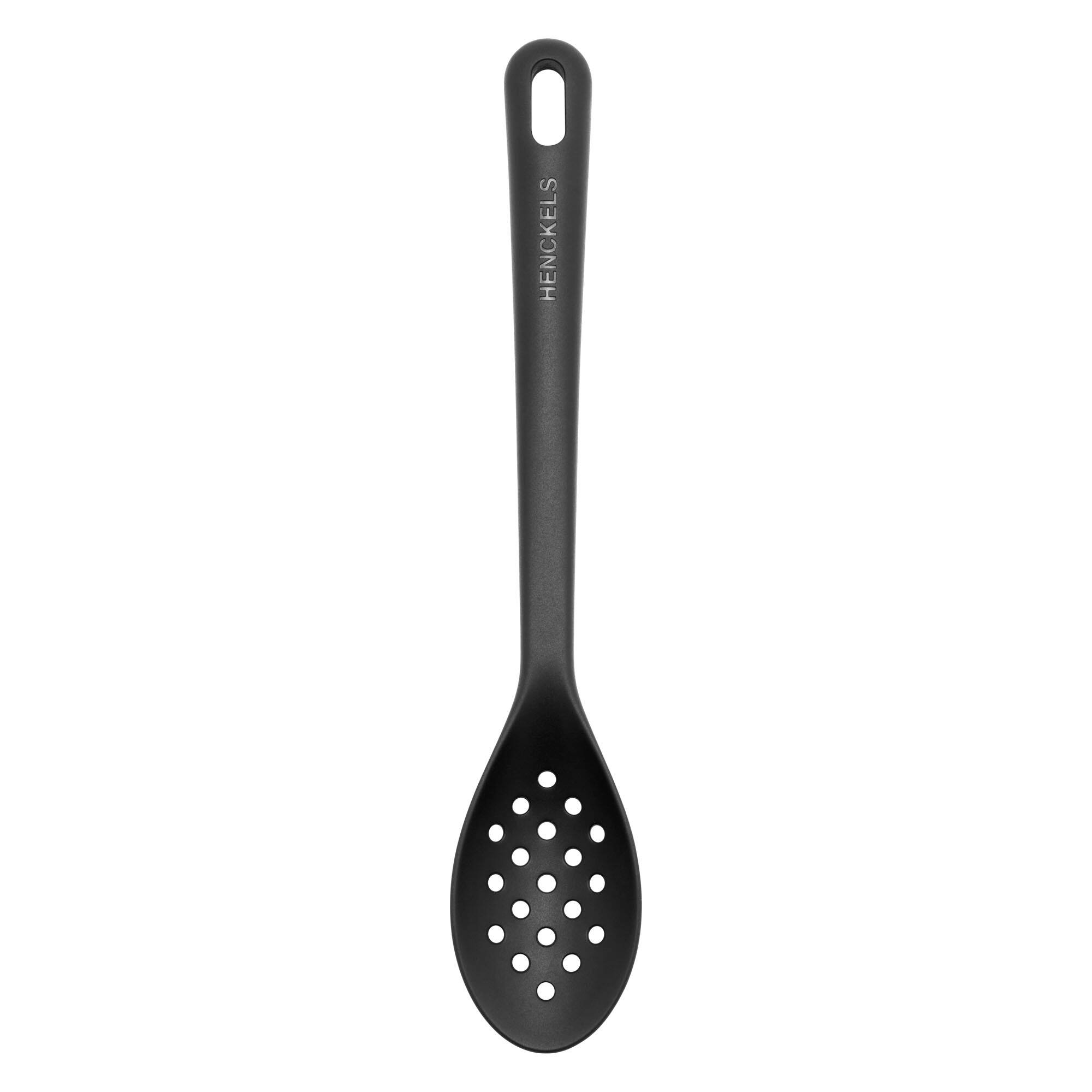 Alt View 4. Henckels - Henckels Silicone Onyx Cooking Utensil, Skimming Spoon - Black.
