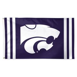 WinCraft - Kansas State Wildcats 3' x 5' Vertical Stripe Deluxe Single-Sided Flag - Multicolor