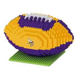 Forever Collectibles - Minnesota Vikings NFL BRXLZ Football 704-Piece Building Block Set - Yellow