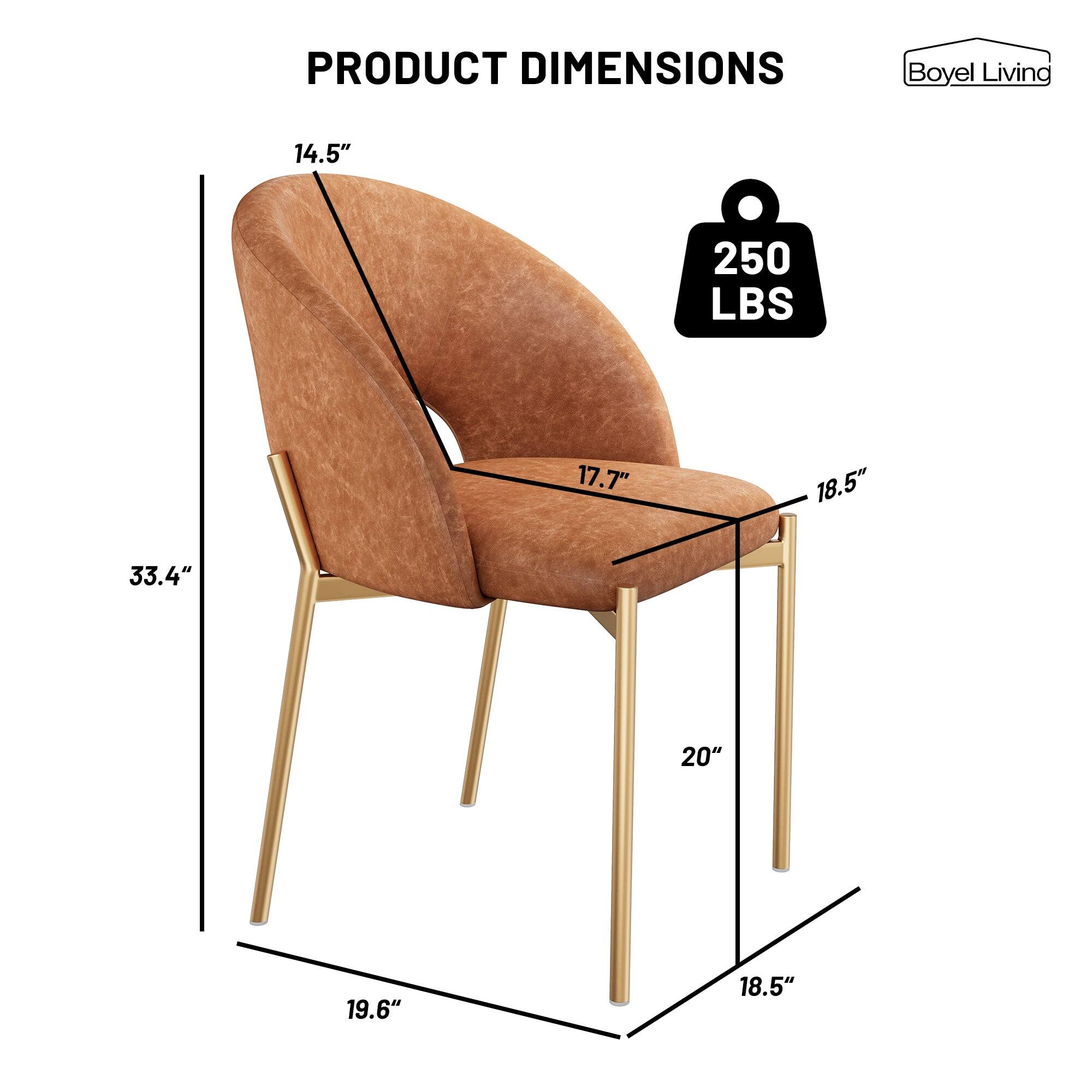 PRODUCT DIMENSIONS  
Boyle Living  
14.5"  
250 LBS  
17.7"  
18.5"  
33.4"  
20"  
19.6"  
18.5"