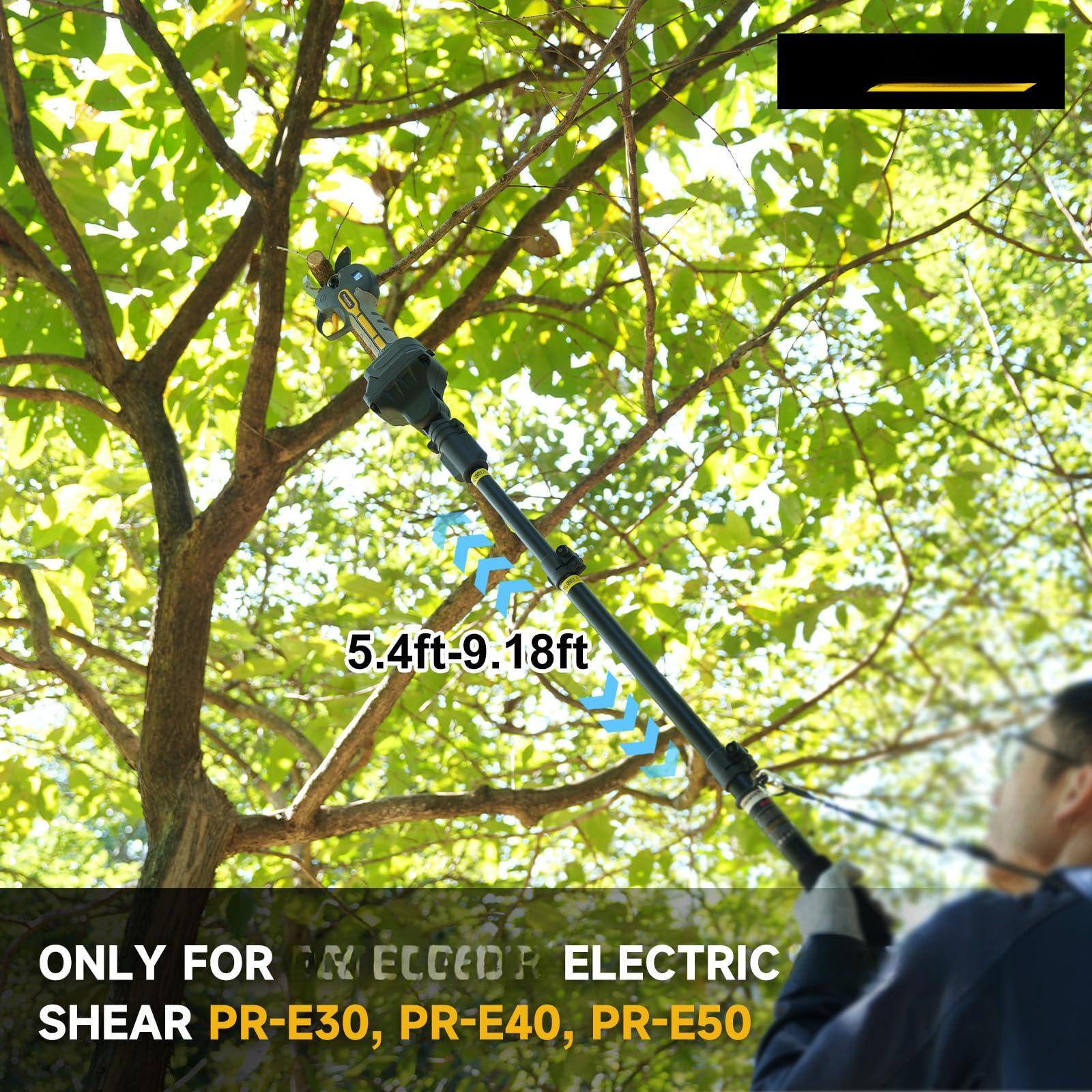5.4ft-9.18ft  
ONLY FOR ELECTRIC SHEAR PR-E30, PR-E40, PR-E50