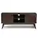 Alt View 3. Simpli Home - Draper SOLID HARDWOOD 60 inch Wide Mid Century Modern TV Media Stand in Medium Auburn Brown For TVs up to 65 inches - Medium Auburn Brown.