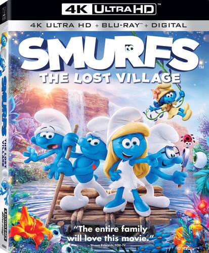 Front. Smurfs: The Lost Village   - 4K Blu-Ray.