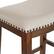 Alt View 11. OSP Home Furnishings - Metro 24" Faux Leather Saddle Stool - Cream.