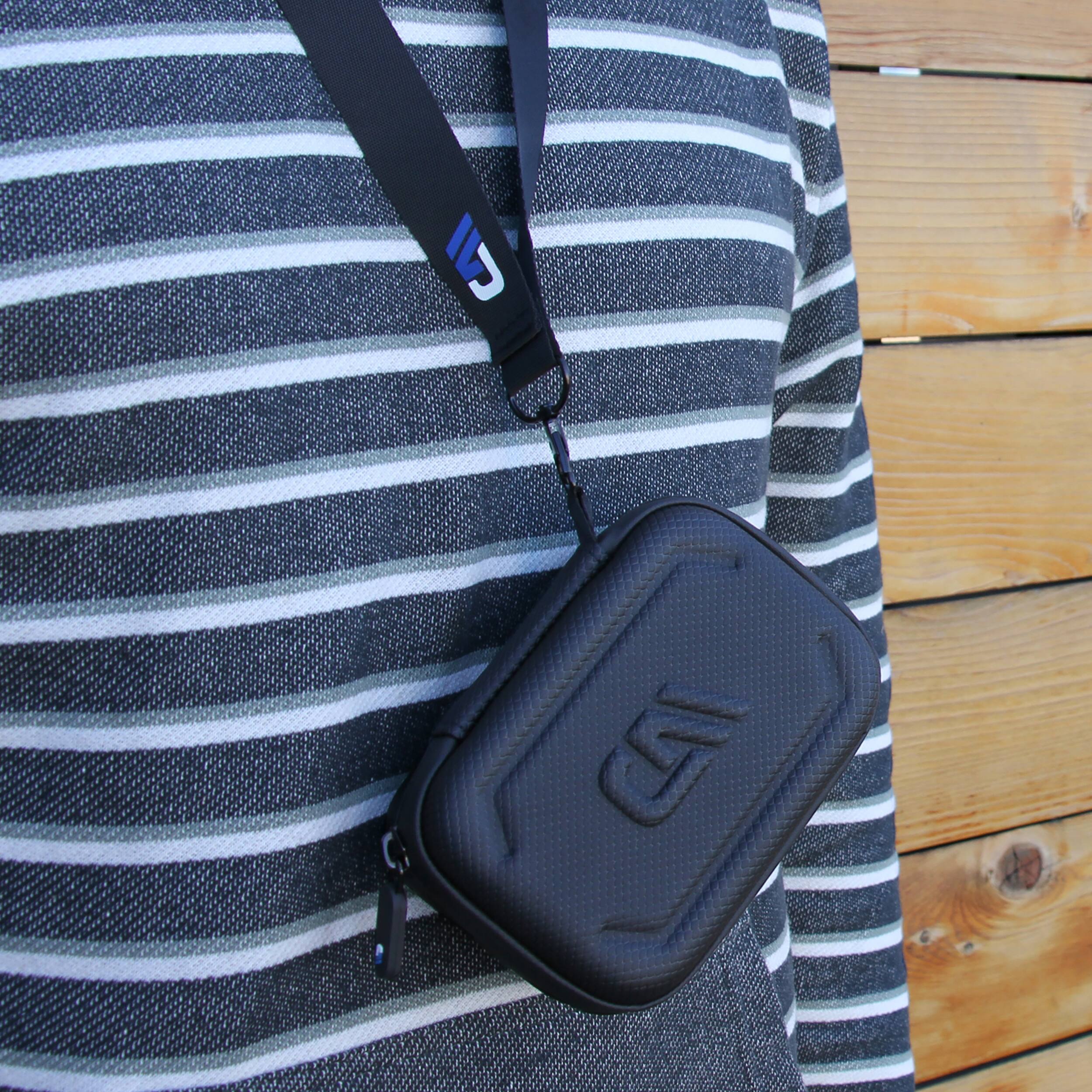 Alt View 1. CASEMATIX - Travel Case Fits JBL Go 4 Portable Bluetooth Speaker – Compact EVA Protective Carry Case w/ Zippered Pocket & Strap.