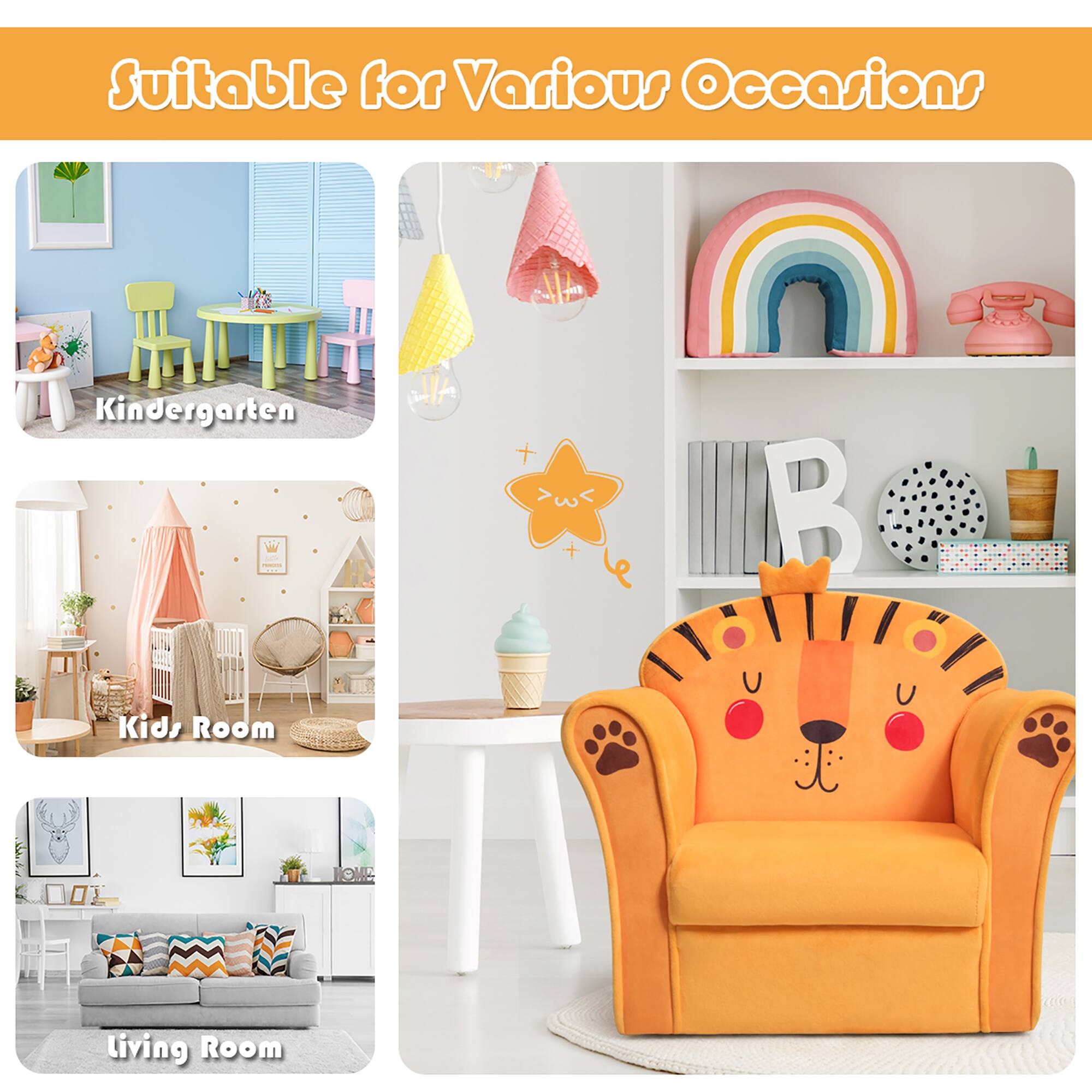 Suitable for Various Occasions

Kindergarten

Kids Room

Living Room