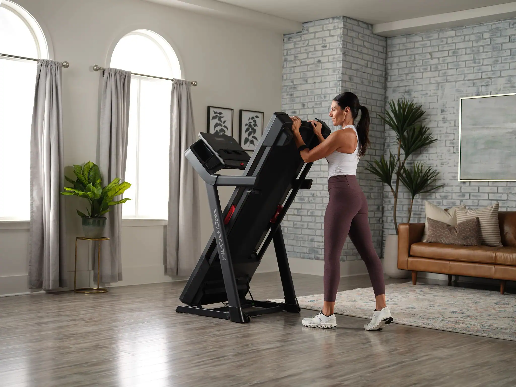 Alt View 5. ProForm - ProForm Carbon TLS Treadmill for At-Home Walking, Running and Incline Workouts - Black.