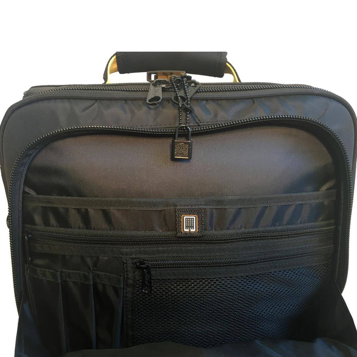 Alt View 3. A.Saks - Expandable Upright 17" Under Seat Carry On - Black.