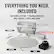 EVERYTHING YOU NEED, INCLUDED
304 STAINLESS STEEL • DISHWASHER-SAFE
NON-COATED • 100% NON-TOXIC
- TUMBLING BASKET
- GRABBER
- ROTISSERIE SPIT
- AIR STAND
- MOTOR