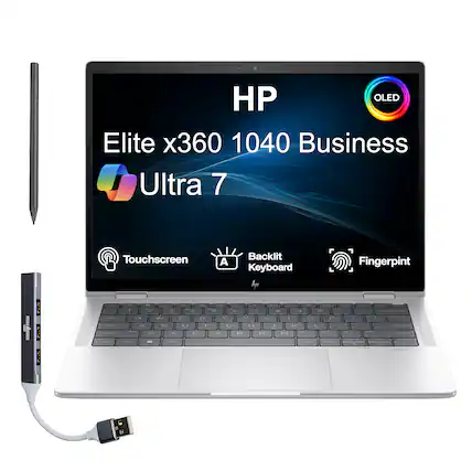 HP OLED Elite x360 1040 Business Ultra 7 Touchscreen A Backlit Keyboard Fingerprint