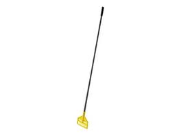 RubberMaid - Invader 60" Fiberglass Wet Mop Handle, (FGH14600GY00) - Gray/Yellow