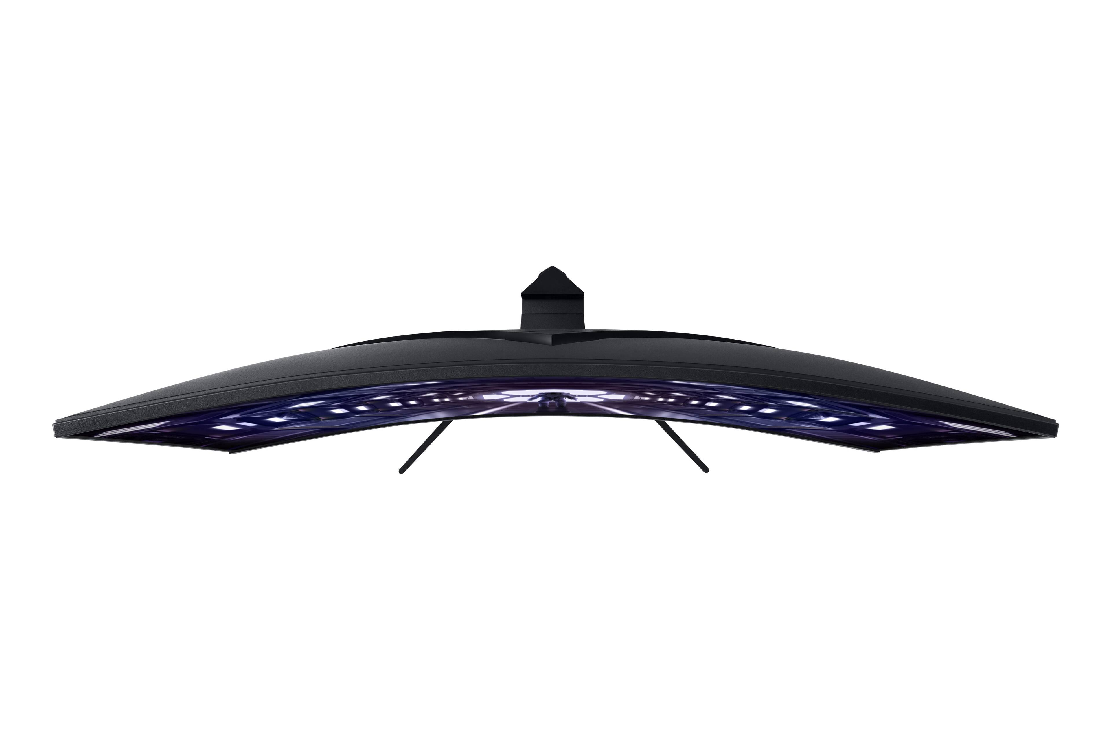 Alt View 23. Samsung - Odyssey G3 32" Curved FHD 1ms AMD FreeSync Premium Gaming Monitor - Black - Black.