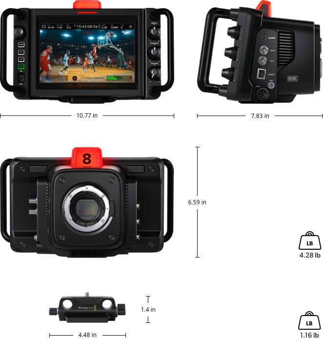 Blackmagic Design Studio Camera 6K Pro (EF Mount) Live Production