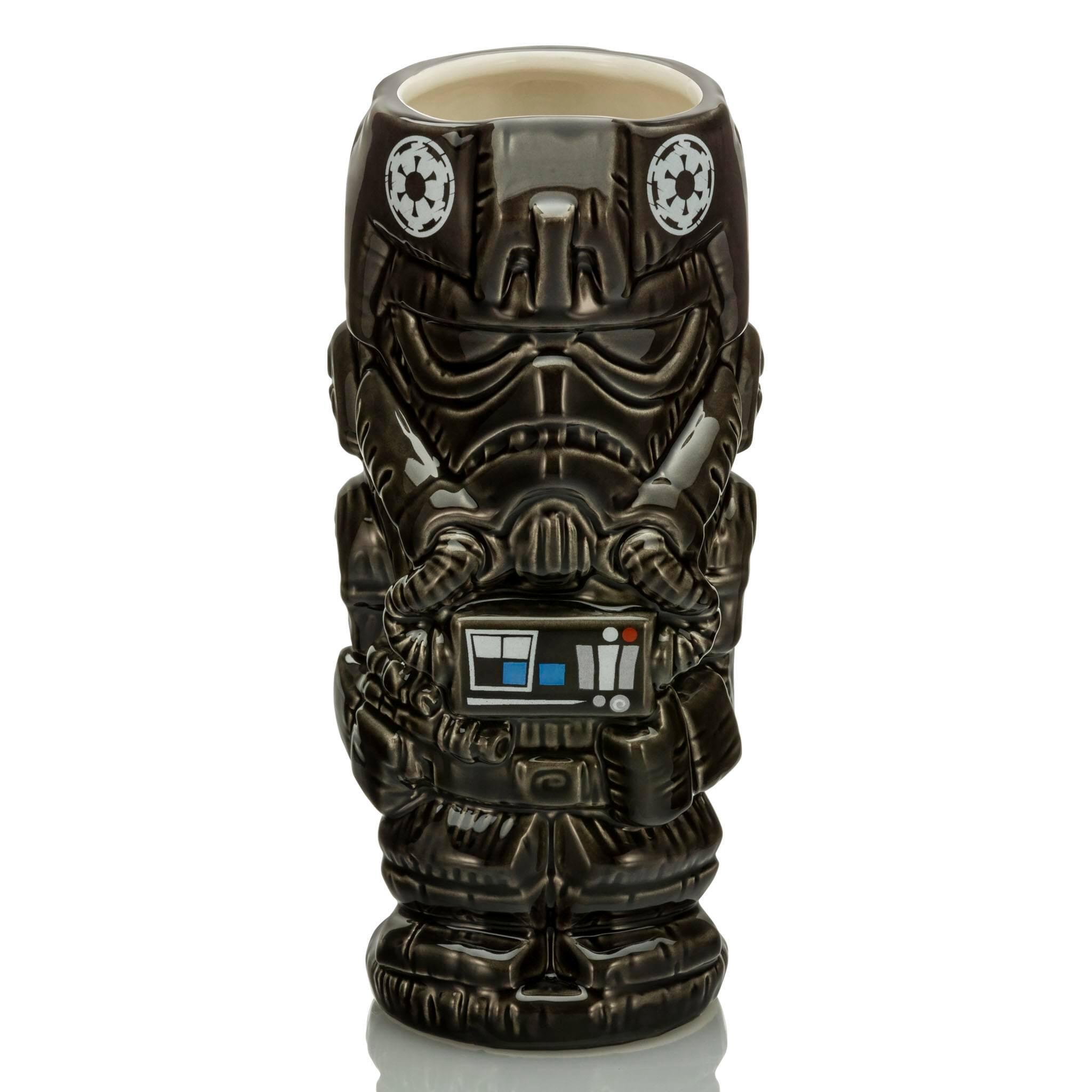 Geeki Tikis Star Wars TIE Fighter Pilot Ceramic Mug | Holds 18 Ounces - Black