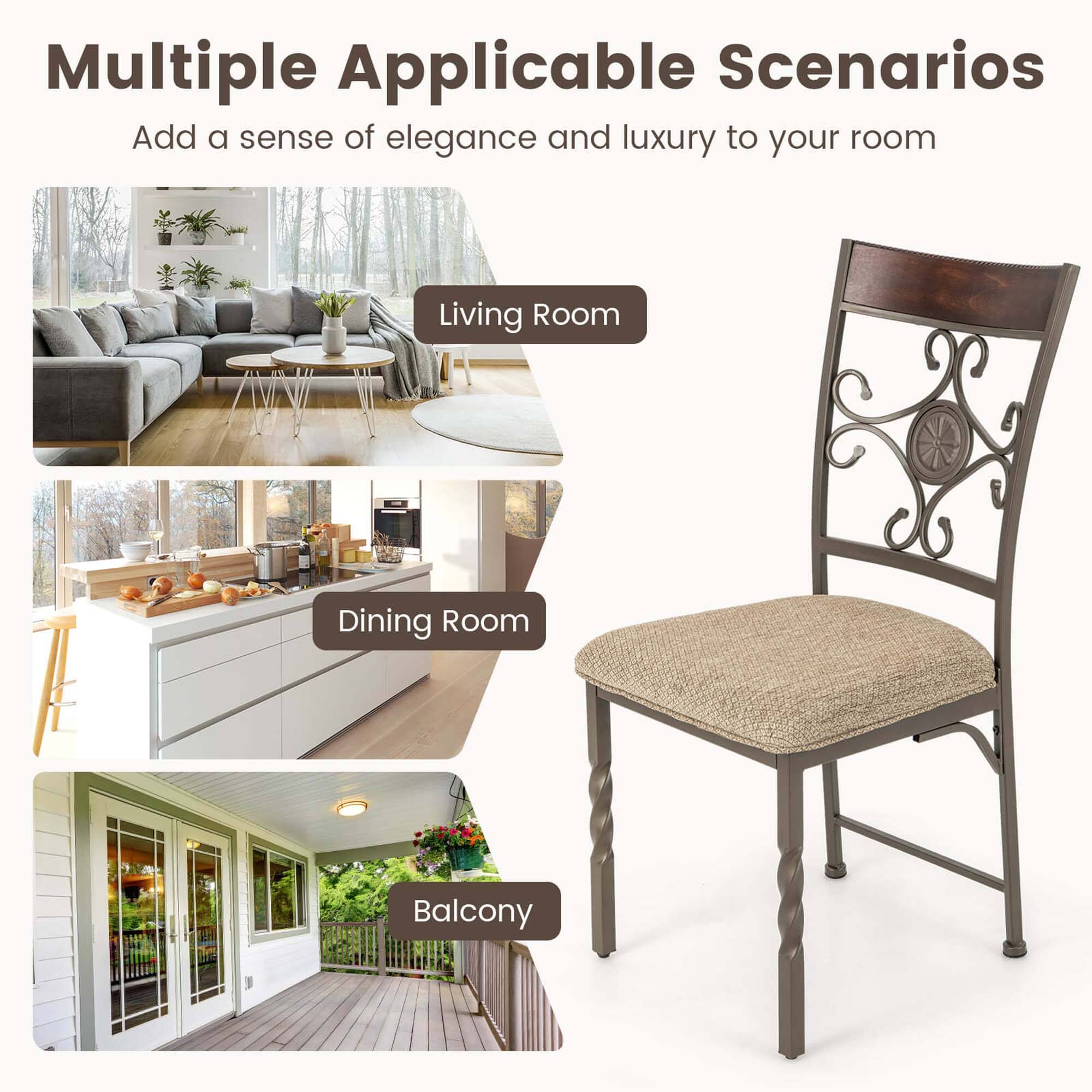 Multiple Applicable Scenarios

Add a sense of elegance and luxury to your room

Living Room

Dining Room

Balcony