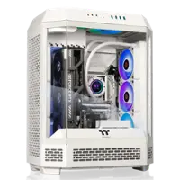 Thermaltake - Reactor 9880S Gaming Desktop AMD Ryzen 7 9800X3D, 32GB DDR5, NVIDIA GeForce RTX 5080, 2TB NVMe M.2 - White - Front_Zoom
