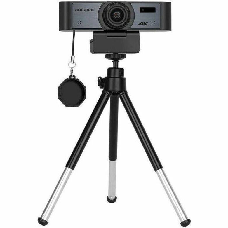 Alt View 2. Rocware - ROCWARE RC16 Webcam - 8.3 Megapixel - 30 fps - USB 3.0 Type C - 4K - 3840 x 2160 Video - CMOS Sensor - 110° Angle.