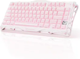 GravaStar - Mercury K1 75% Wireless Mechanical Gaming Keyboard_Special Edition - Sakura Pink