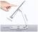 Alt View 16. SaharaCase - Foldable Stand for Most Cell Phones and Tablets up to 10" - Silver.