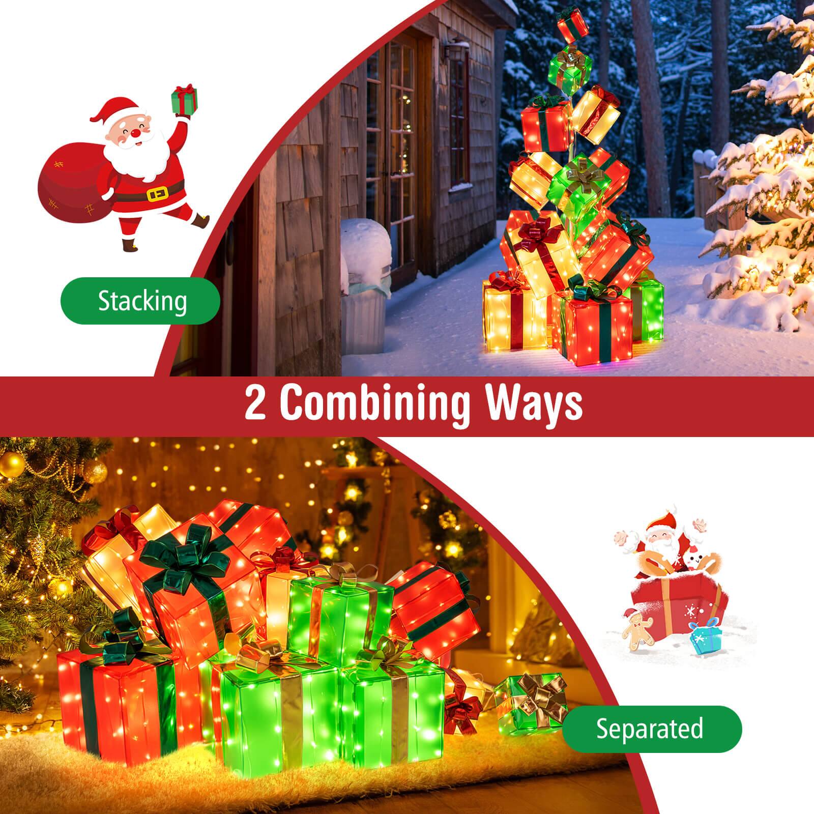 Stacking  
2 Combining Ways  
Separated