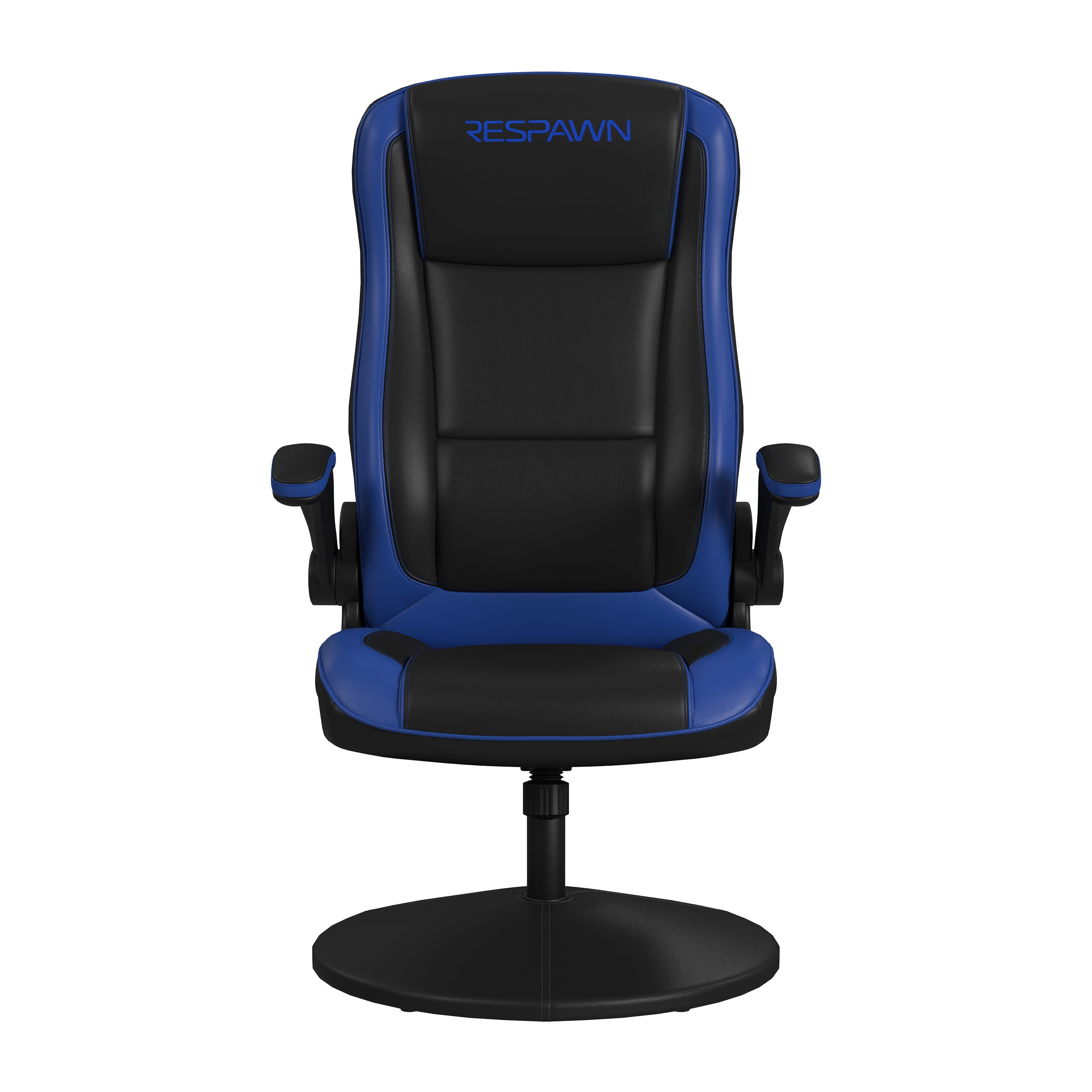 Respawn Products - RESPAWN 800 Floor Gaming Chair with Swivel Base, High Back Recliner Rocker for Kids & Adults, Ergonomic Design - Blue