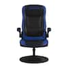 Front. Respawn Products - RESPAWN 800 - Swivel Rocker Gaming Chair, Ergonomic Floor Gaming Seat, Comfortable Video Game Rocker Chair - Blue.