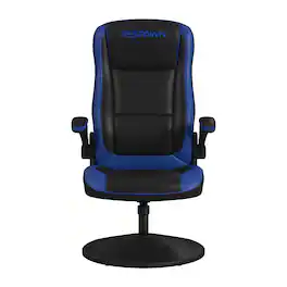 Respawn Products - RESPAWN 800 - Swivel Rocker Gaming Chair, Ergonomic Floor Gaming Seat, Comfortable Video Game Rocker Chair - Blue