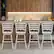 Alt View 1. Costway - Set of 2 Swivel Bar Stools Bar Height Upholstered Faux Leather Dining Chairs - White.