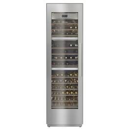 Miele - KWT 2612 SF 24" Built-In MasterCool Wine Storage with 3 Temperature Zones and FlexiFrame Racks - Stainless Steel