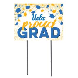 Jardine - UCLA Bruins 18'' x 24'' Grad Yard Sign - White