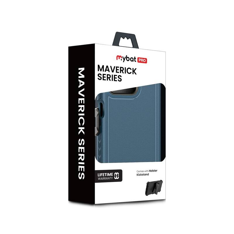 mybat PRO MAVERICK SERIES MAVERICK SERIES LIFETIME WARRANTY # Kickstand Comes with Holster
