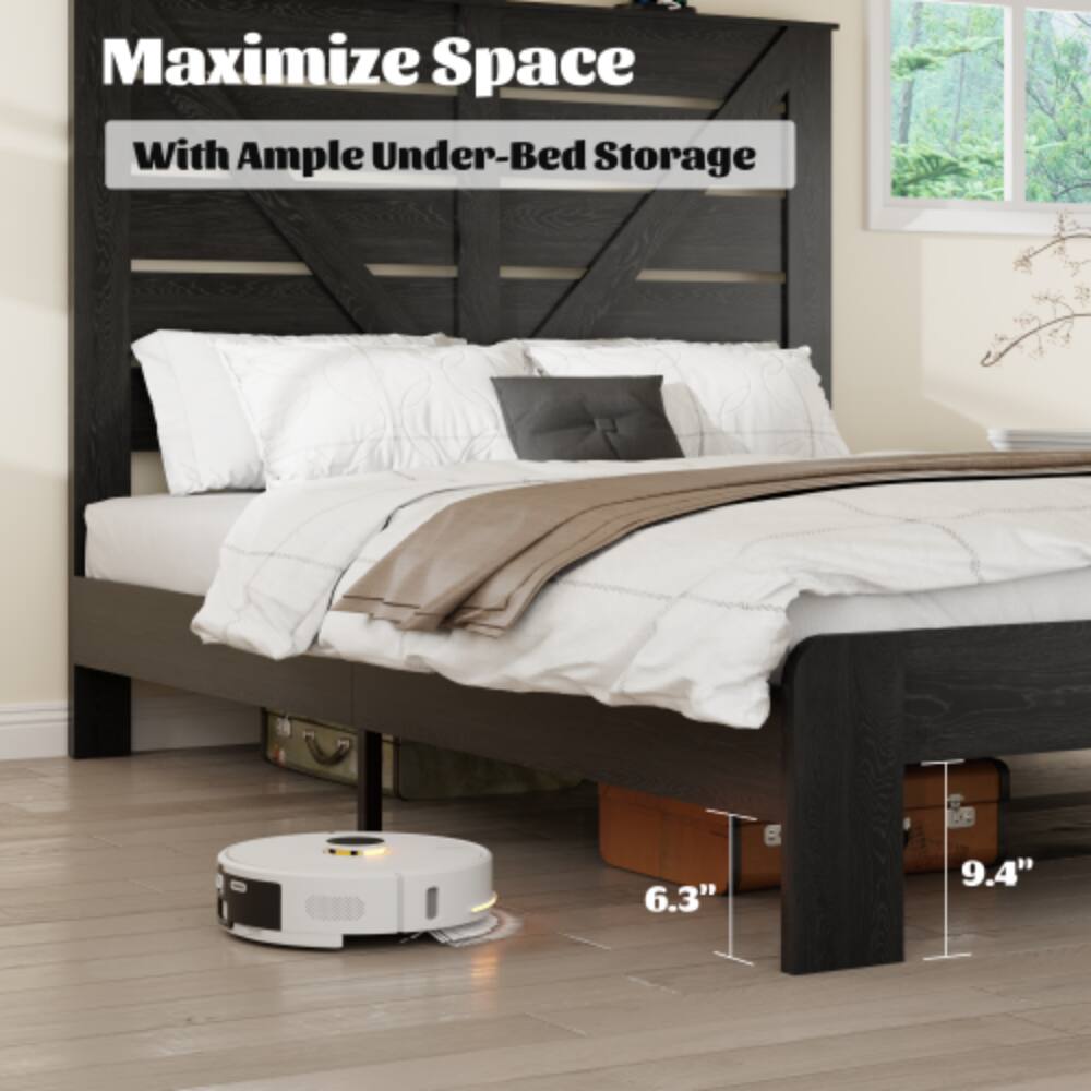 Maximize Space  
With Ample Under-Bed Storage  

6.3"  
9.4"