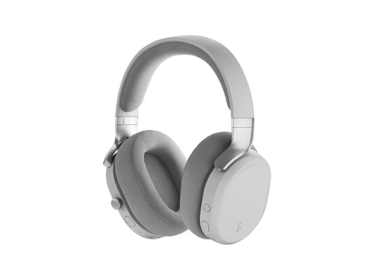 Alt View 10. Fractal Design - Fractal Design Scape RGB Wireless Gaming Headset - USB Dongle, BT 5.3, 40-Hr Battery, Charging Stand - Gray.