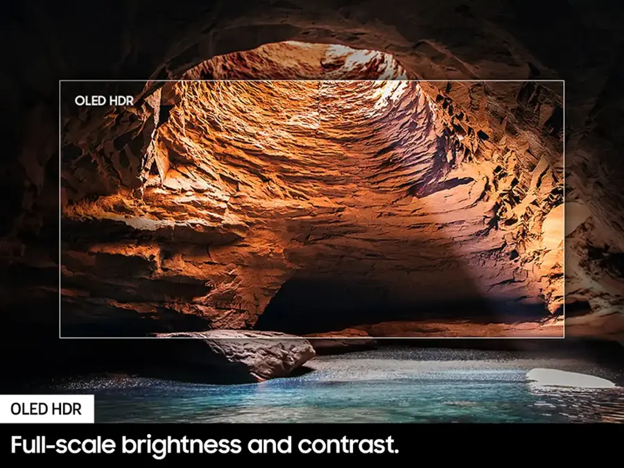 Full-scale brightness and contrast.