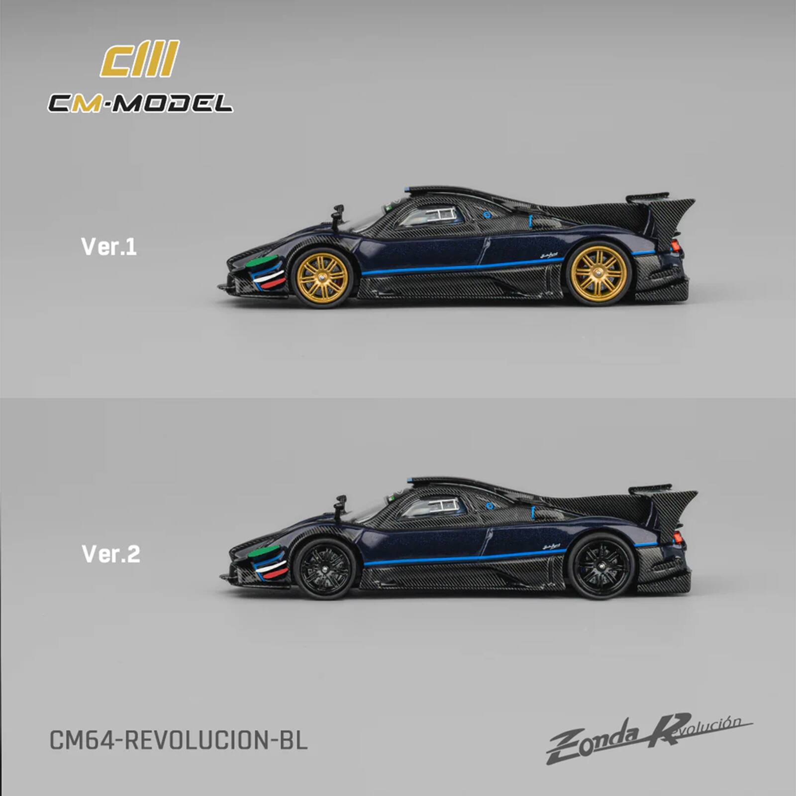 CIII CM-MODEL  
Ver.1  
Ver.2  
CM64-REVOLUCION-BL  
Zonda Revolución