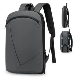 Unique Bargains - Slim Expandable TSA Business Bag for Men, 16" Laptop Compartment, 15L-25L, Lightweight Work Office - Dark Gray