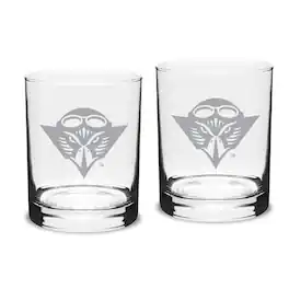 Jardine - Tennessee-Martin Skyhawks 14oz. Two-Piece Classic Double Old-Fashioned Glass Set - Multicolor