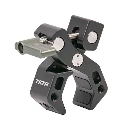 Front. Tilta - Tilta Accessory Mounting Clamp, Black.